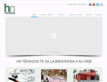 Tablet Screenshot of hntecnicos.com